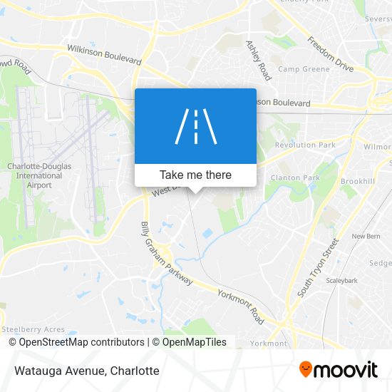 Mapa de Watauga Avenue