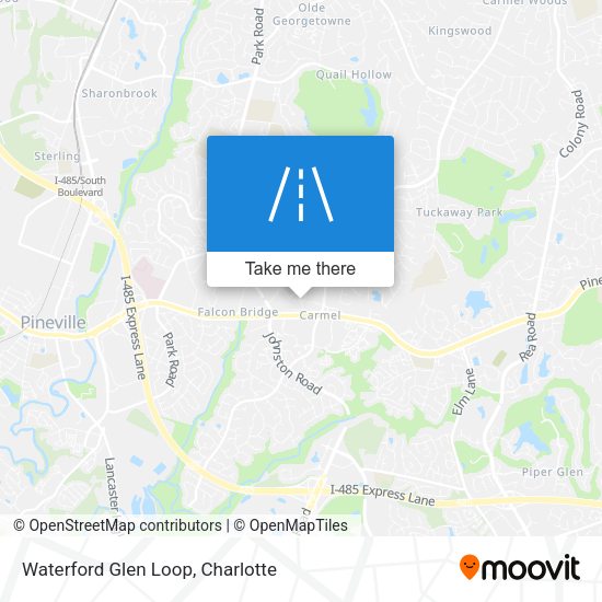 Waterford Glen Loop map