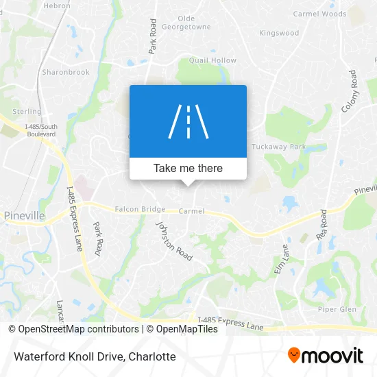 Waterford Knoll Drive map