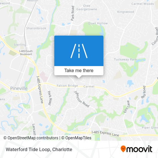 Mapa de Waterford Tide Loop