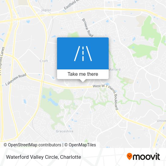 Waterford Valley Circle map