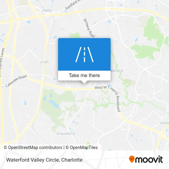 Waterford Valley Circle map