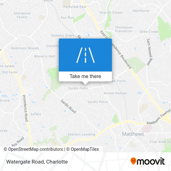 Mapa de Watergate Road