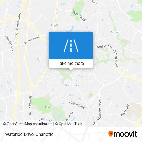 Mapa de Waterloo Drive