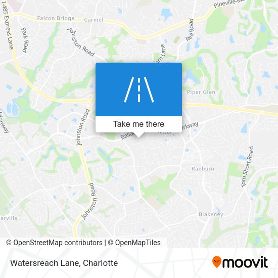Mapa de Watersreach Lane