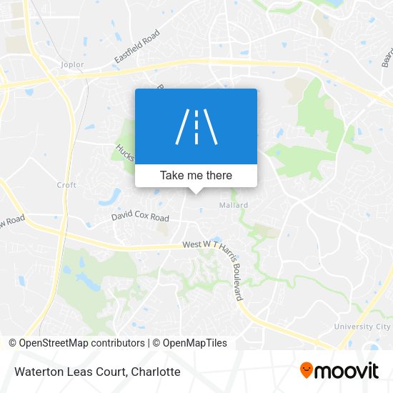 Waterton Leas Court map