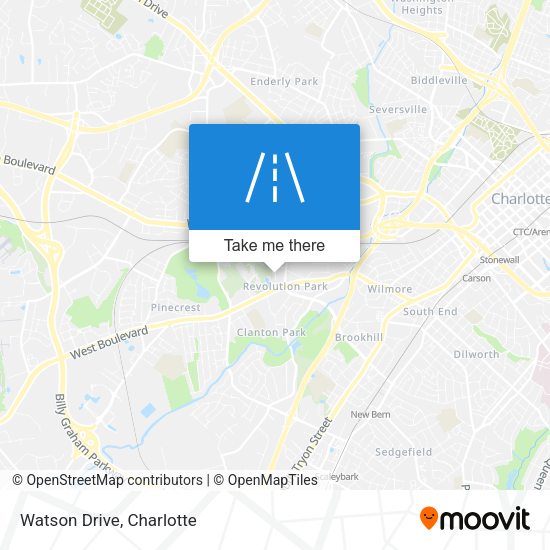 Mapa de Watson Drive
