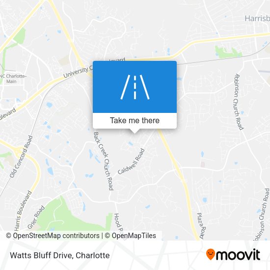 Mapa de Watts Bluff Drive