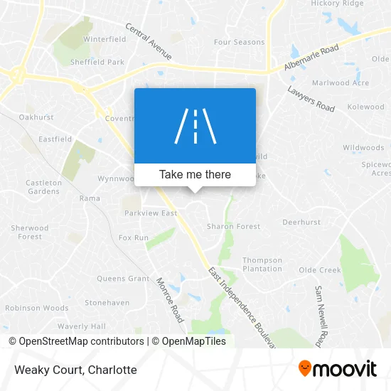 Weaky Court map