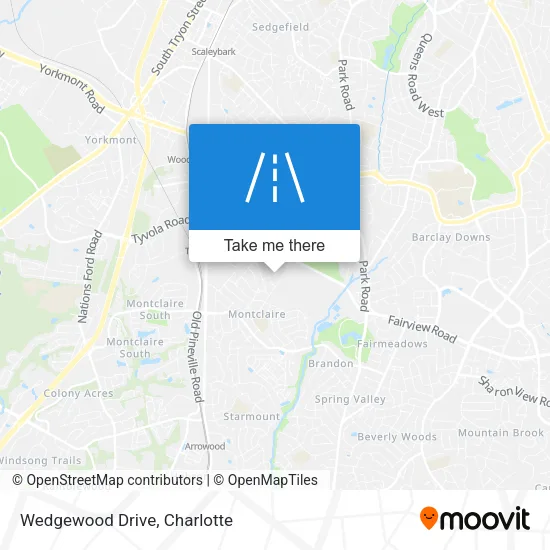 Wedgewood Drive map