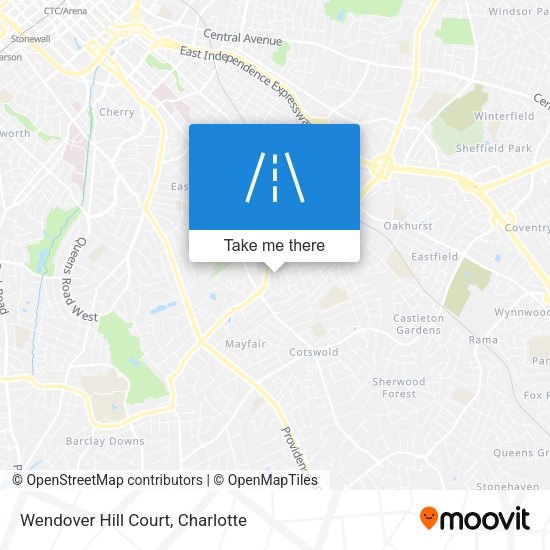 Mapa de Wendover Hill Court