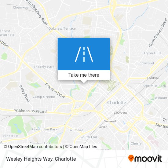 Mapa de Wesley Heights Way