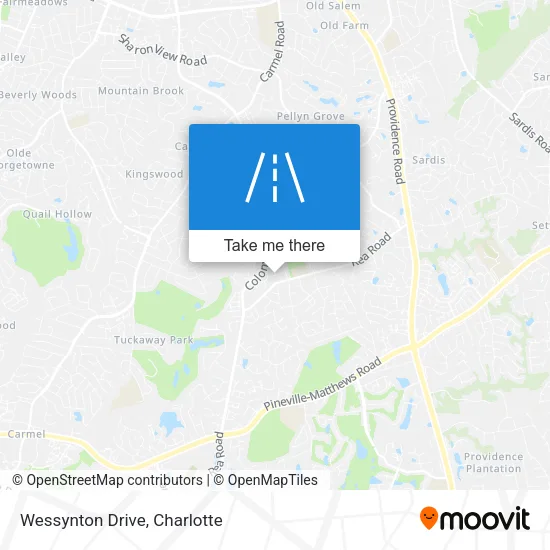 Wessynton Drive map