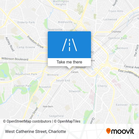 West Catherine Street map