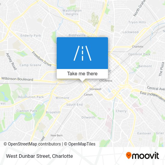 West Dunbar Street map