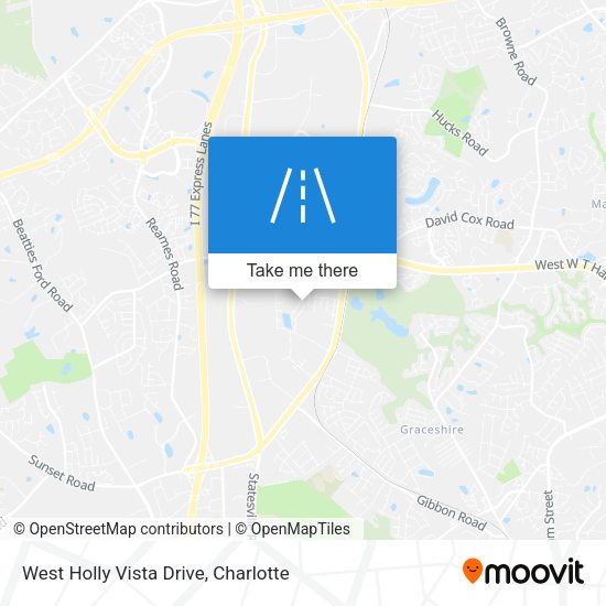 Mapa de West Holly Vista Drive