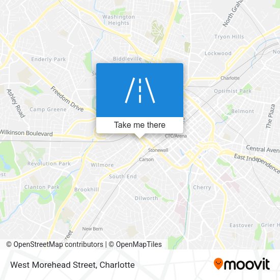 Mapa de West Morehead Street