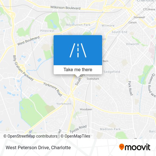 West Peterson Drive map