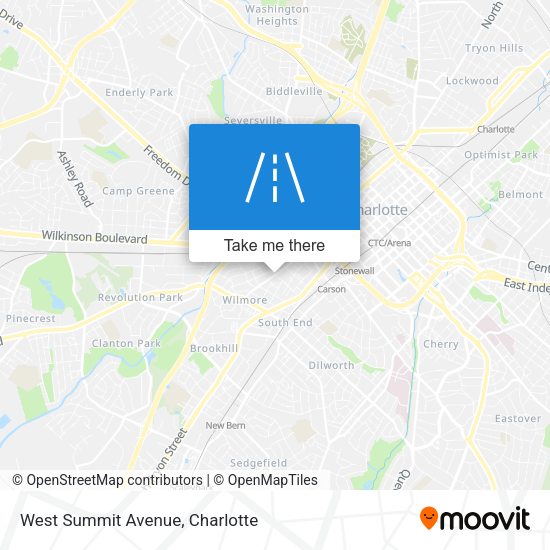 Mapa de West Summit Avenue