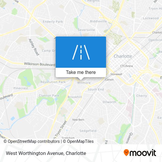 Mapa de West Worthington Avenue