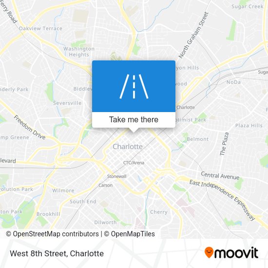 Mapa de West 8th Street