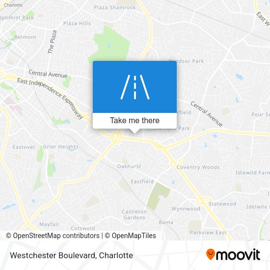 Westchester Boulevard map