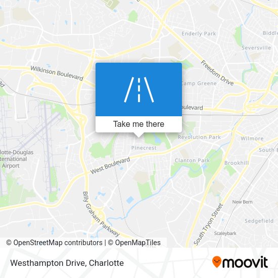 Mapa de Westhampton Drive