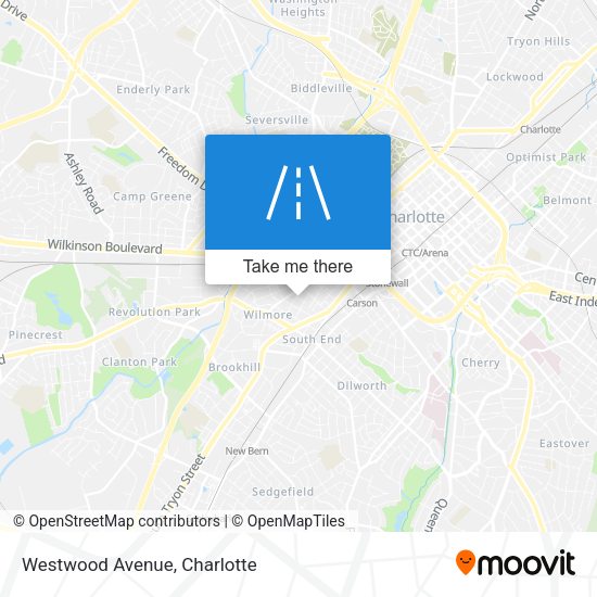 Mapa de Westwood Avenue