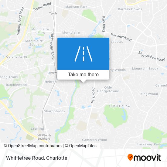 Mapa de Whiffletree Road