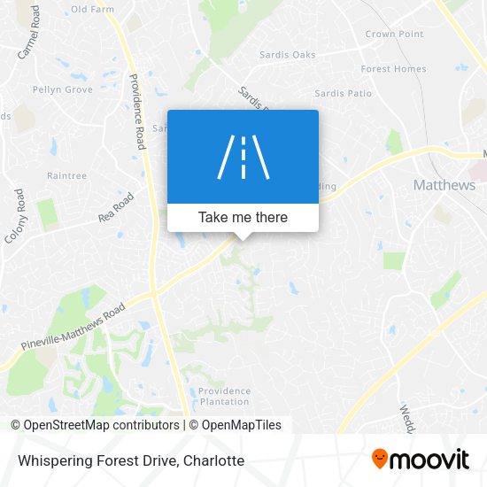 Whispering Forest Drive map
