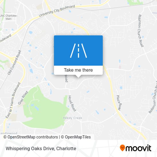 Mapa de Whispering Oaks Drive