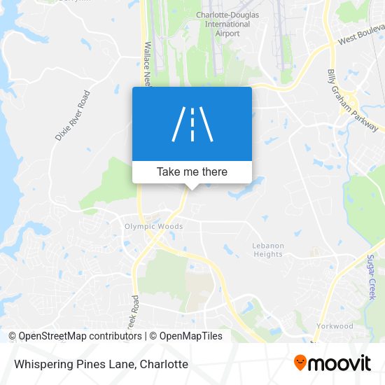 Mapa de Whispering Pines Lane