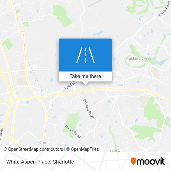 White Aspen Place map