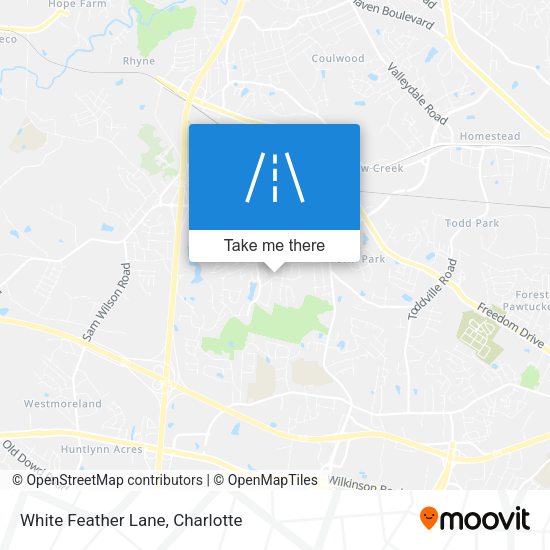 White Feather Lane map