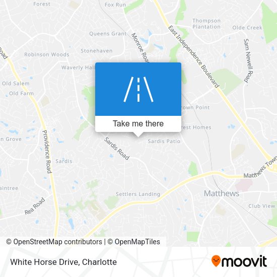 Mapa de White Horse Drive