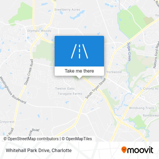 Whitehall Park Drive map