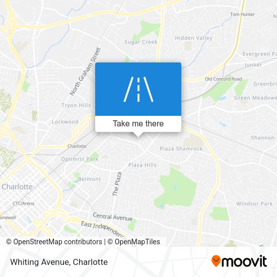 Mapa de Whiting Avenue