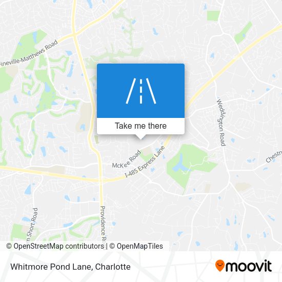 Whitmore Pond Lane map