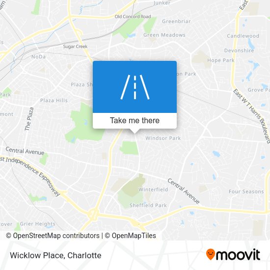 Mapa de Wicklow Place
