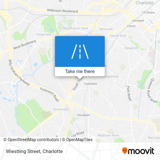 Wiestling Street map
