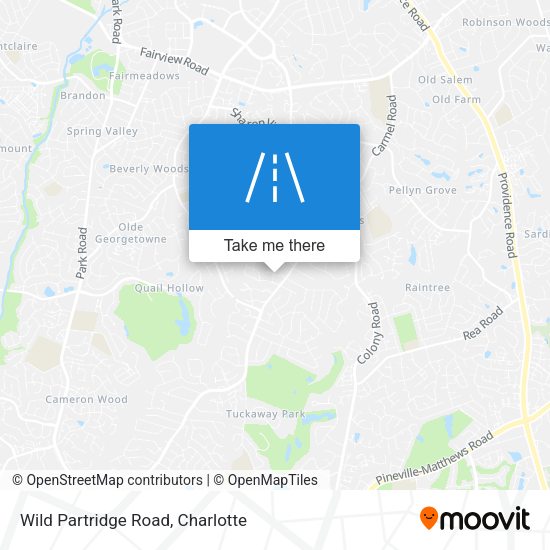 Wild Partridge Road map