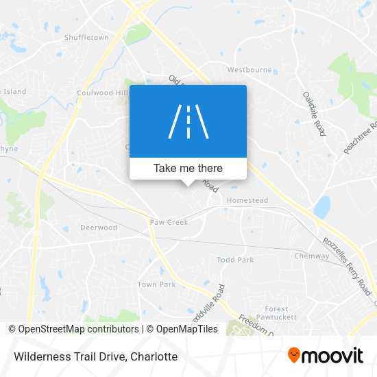 Wilderness Trail Drive map