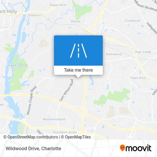 Mapa de Wildwood Drive