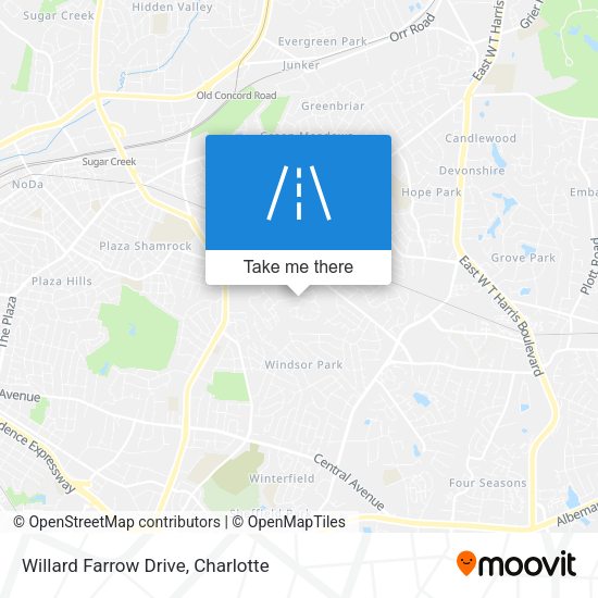 Mapa de Willard Farrow Drive