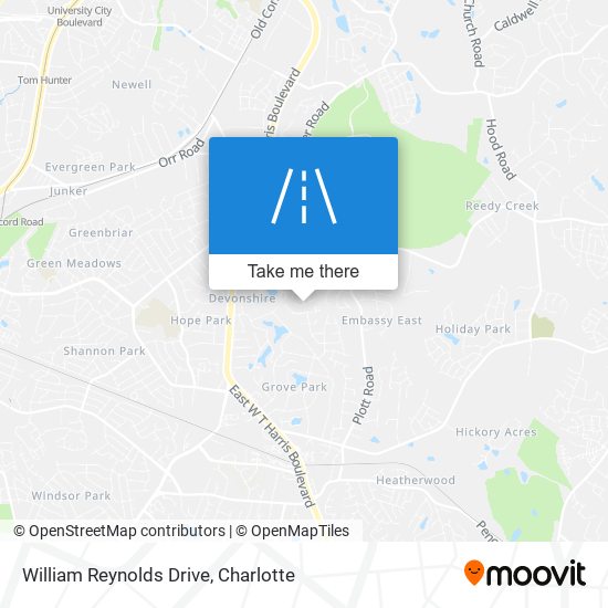 William Reynolds Drive map
