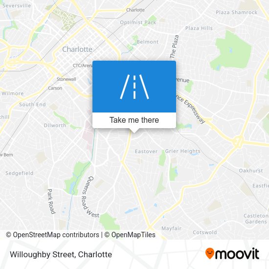 Mapa de Willoughby Street