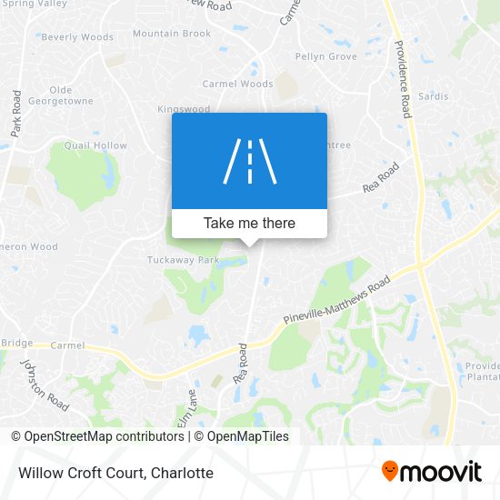 Willow Croft Court map