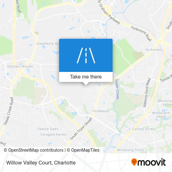 Willow Valley Court map