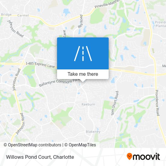 Willows Pond Court map