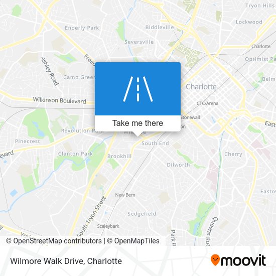 Wilmore Walk Drive map